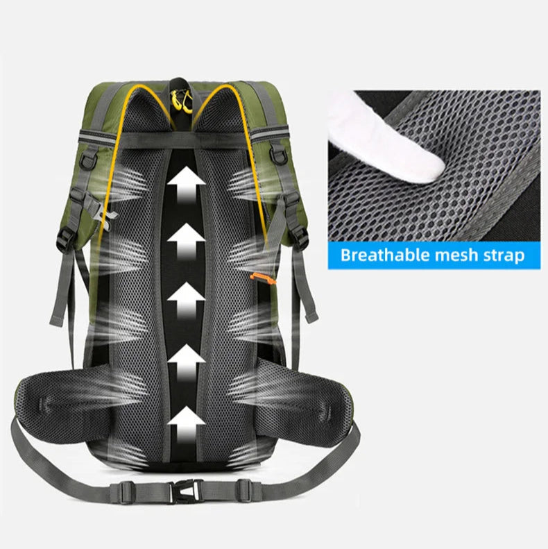 50 L Hiking Travel Backpack Waterproof Large Capacity
