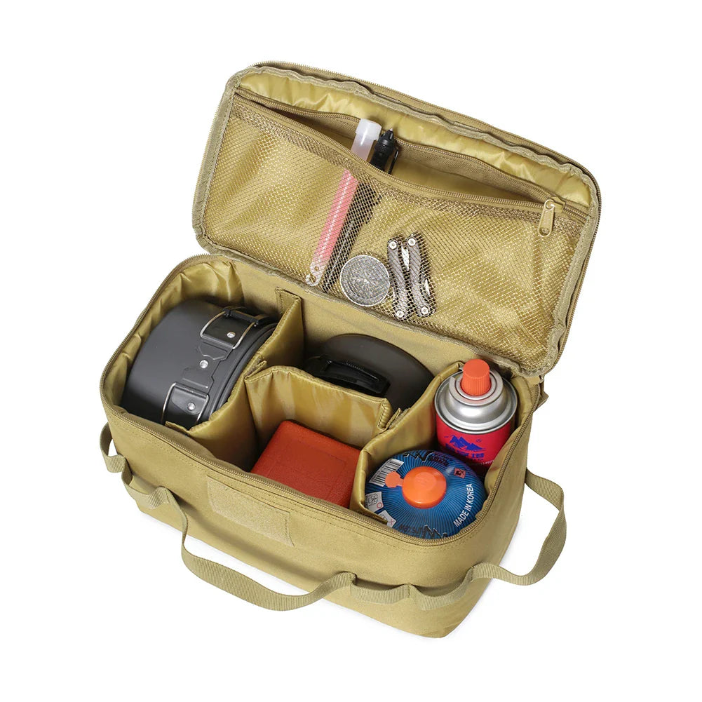 30L Camping Cooking Gear Organizer Bag