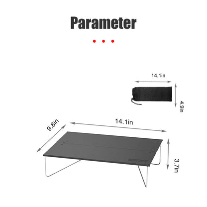 Ultralight Mini Camping Table Portable Folding Aluminium Alloy