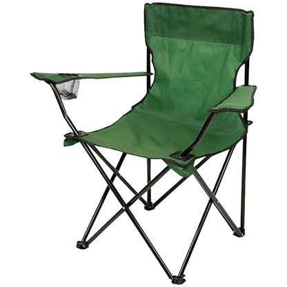 Folding Camping Chair Oxford Fabric With Bottle Holder Portable