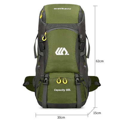 50 L Hiking Travel Backpack Waterproof Large Capacity