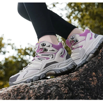 Unisex Hiking Trekking Shoes Breathable Anti Slip Plus Size