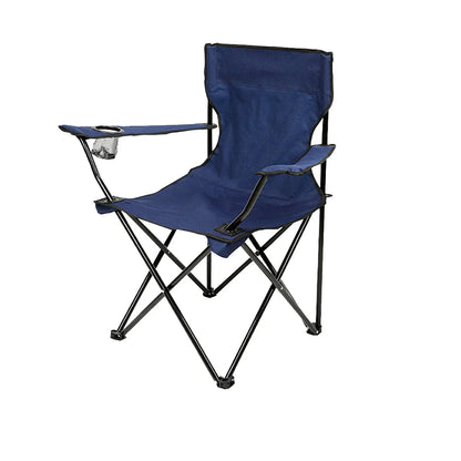 Folding Camping Chair Oxford Fabric With Bottle Holder Portable