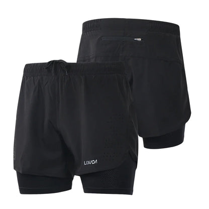 Men’s Quick Dry 2 in 1 Hiking Shorts with Longer Liner