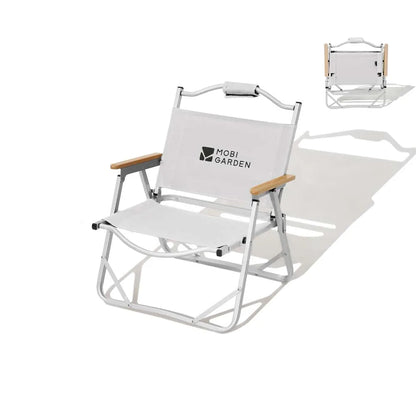 Aluminum Alloy Folding Camping Chair Lightweight Kermit Style