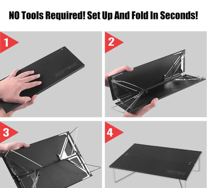Ultralight Mini Camping Table Portable Folding Aluminium Alloy