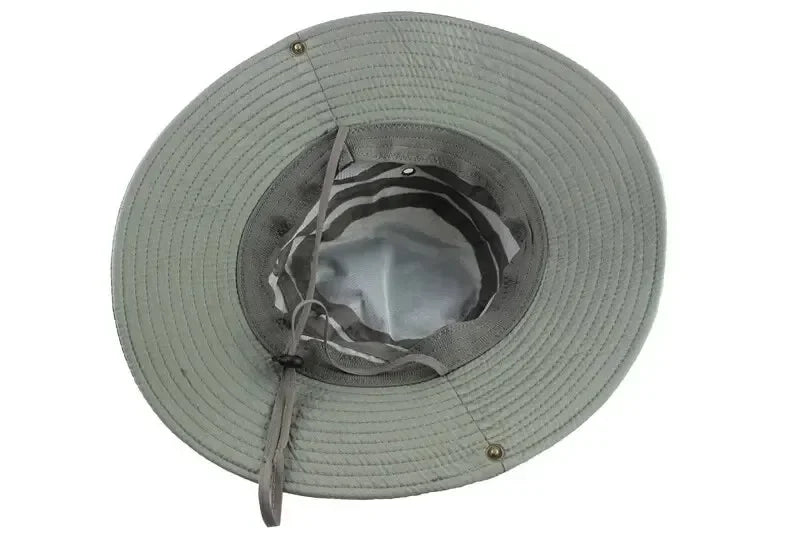 Men’s Wide Brim Bucket Hat - Breathable Anti-UV