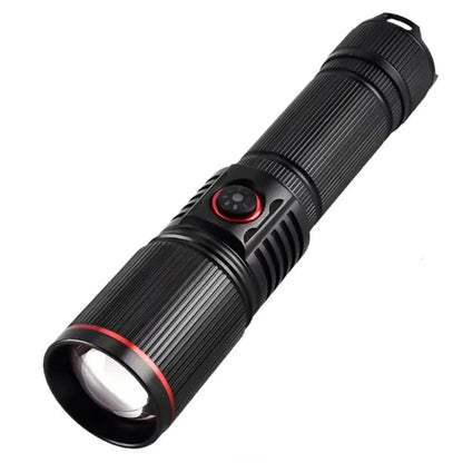 White Laser LED Flashlight – Long Range & USB Rechargeable