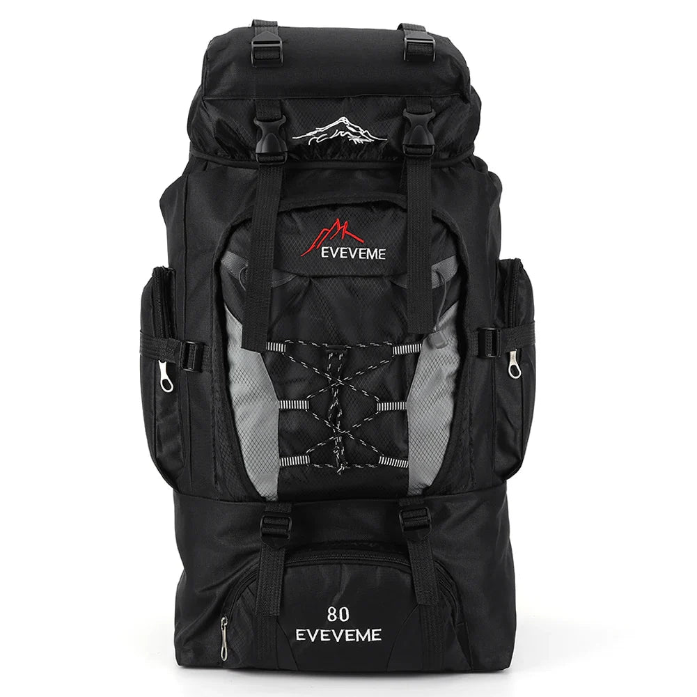 80 L Mountaineering Hiking Backpack Unisex Large Capacity