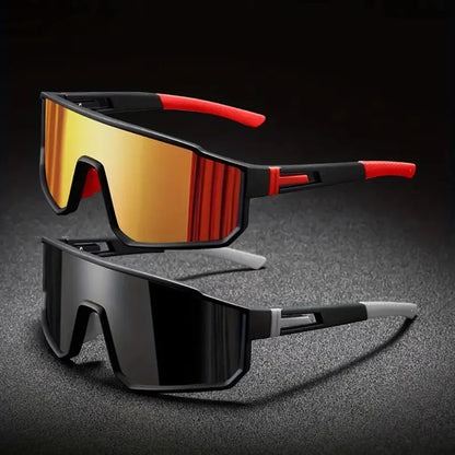 Unisex Oversized Hiking Sunglasses Windproof Color-Coated