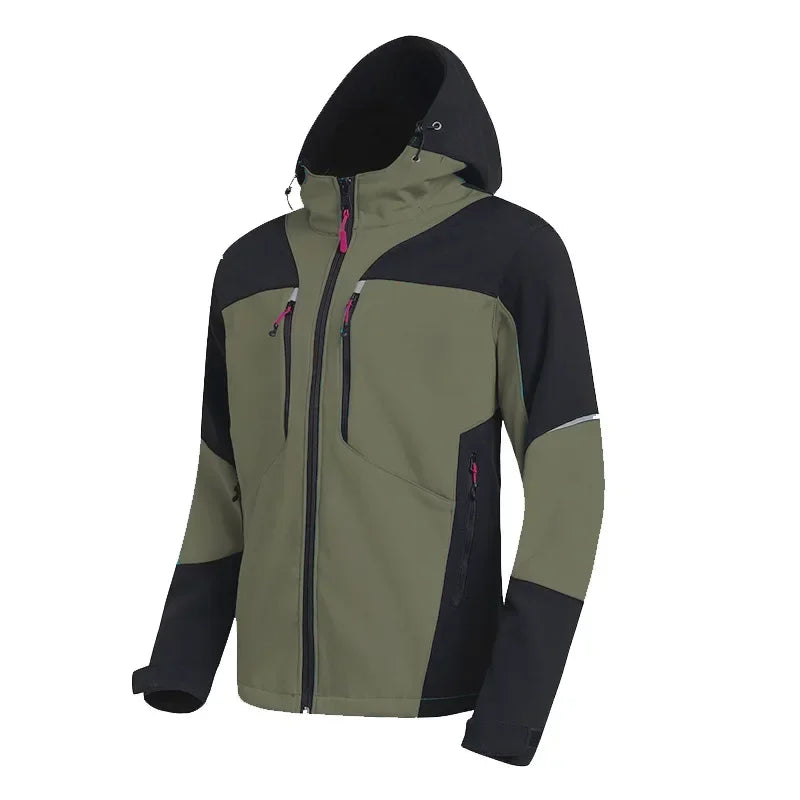 Men’s Winter Softshell Jacket – Waterproof & Warm Outdoor Tactical Coat