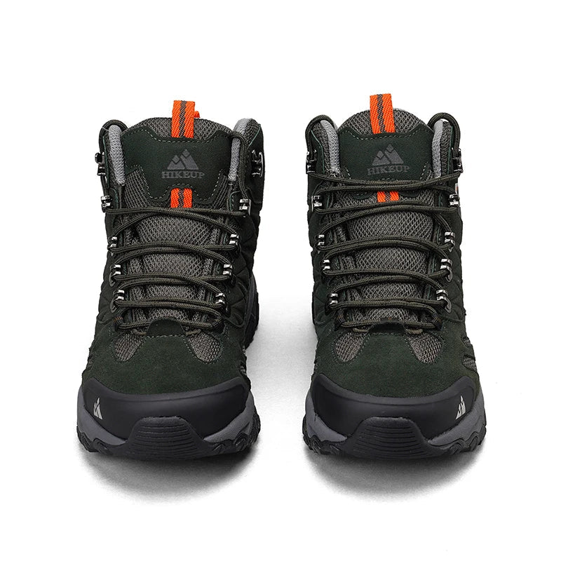 Men’s Leather Hiking Boots Ankle Height for Trekking