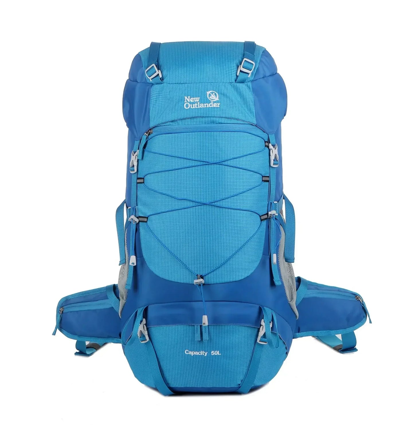 50 L Nylon Hiking Travel Backpack Large Capacity