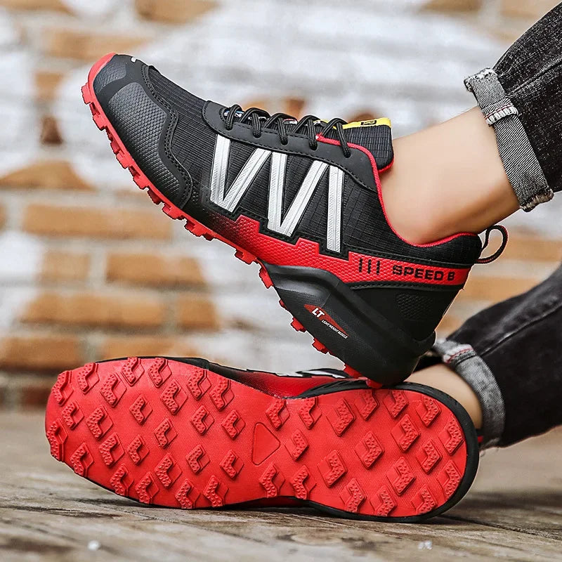 Men's Off Road Hiking Shoes Large Size Rubber Outsole EVA Insole