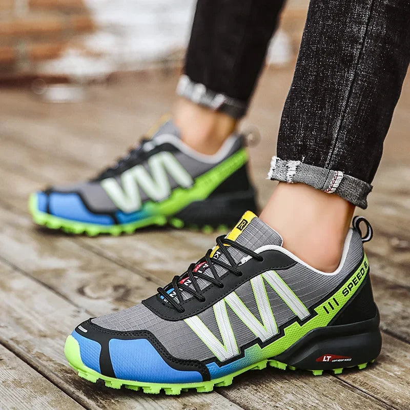 Men's Off Road Hiking Shoes Large Size Rubber Outsole EVA Insole