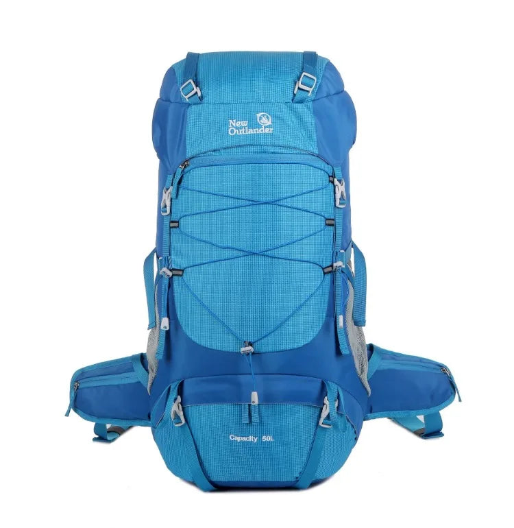 50 L Nylon Hiking Travel Backpack Large Capacity