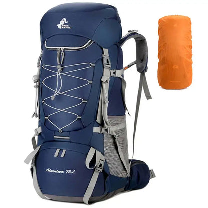 75 L Hiking Backpack with Rain Cover Large Capacity