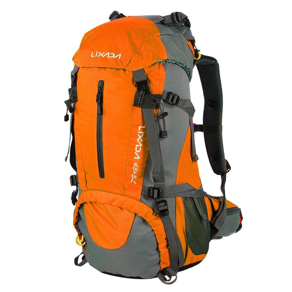 50 L Hiking Camping Backpack Waterproof With Rain Cover