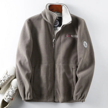 Men’s Thickened Wool Winter Jacket Casual Coat