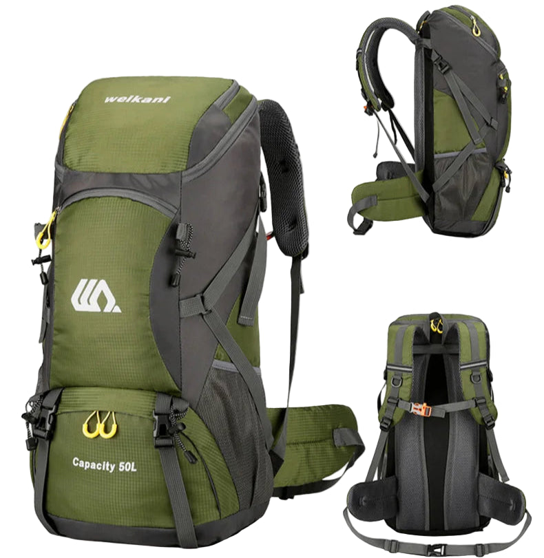 50 L Hiking Travel Backpack Waterproof Large Capacity