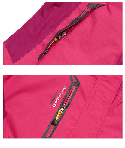Women’s Waterproof Windproof Hiking Jacket and Pants Set
