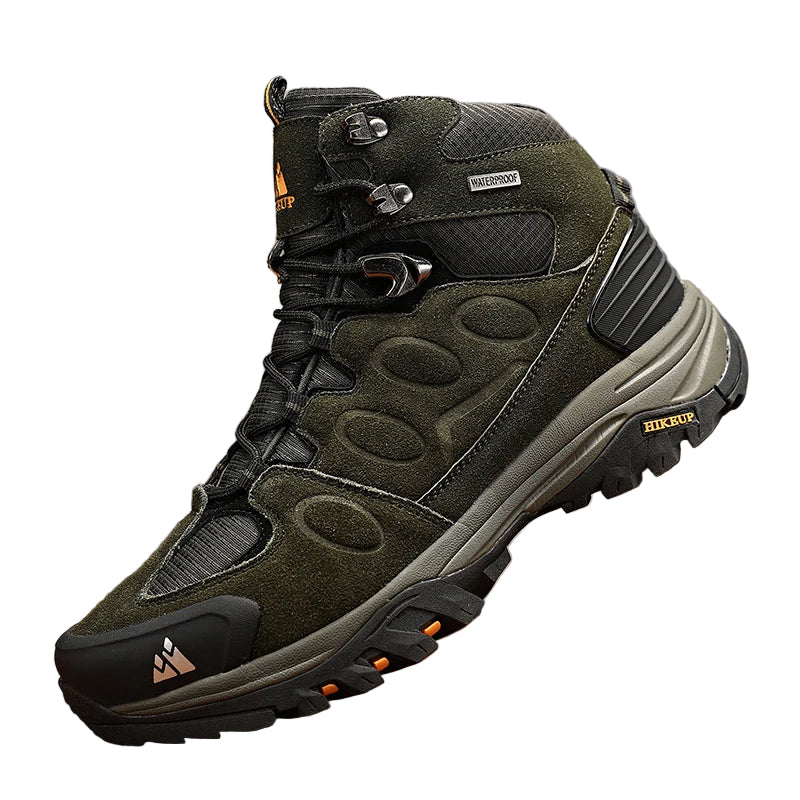 Men’s High Top Suede Hiking Boots Lace Up Non Slip for Winter