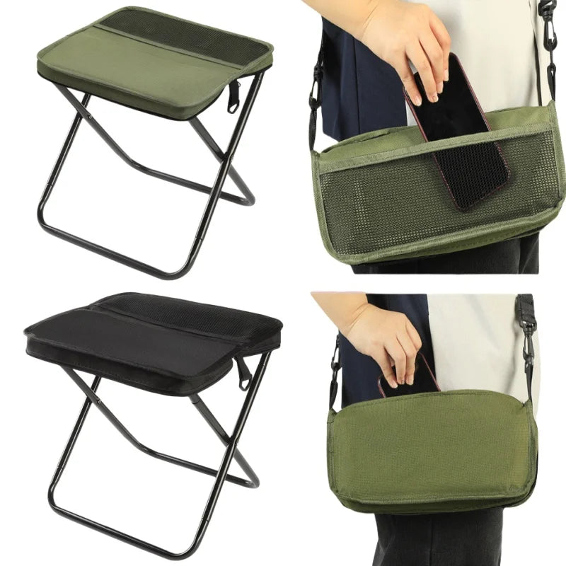 Ultralight Folding Camping Stool Portable for Hiking and Camping