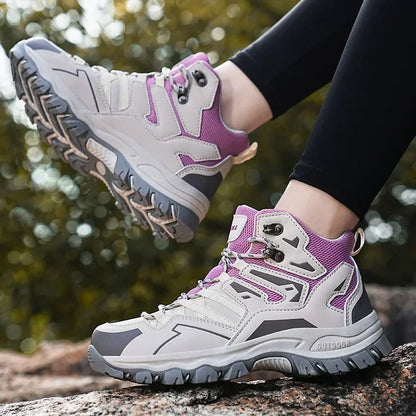 Unisex Hiking Trekking Shoes Breathable Anti Slip Plus Size