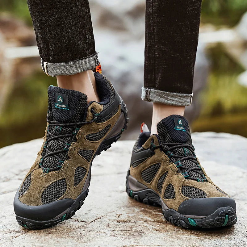 Men’s Hiking Shoes Breathable Non Slip Splashproof Wear Resistant