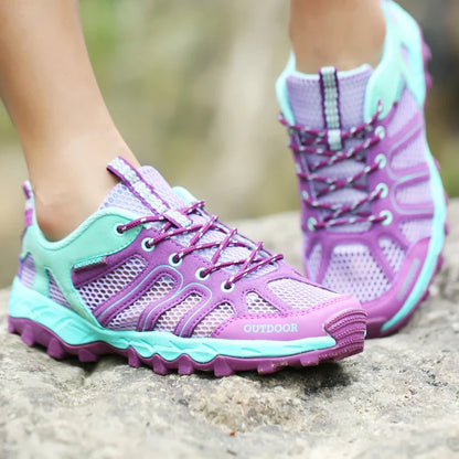 Unisex Hiking Trekking Shoes Thick Sole Spring Summer