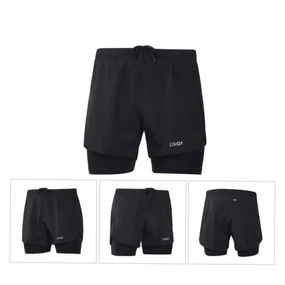 Men’s Quick Dry 2 in 1 Hiking Shorts with Longer Liner