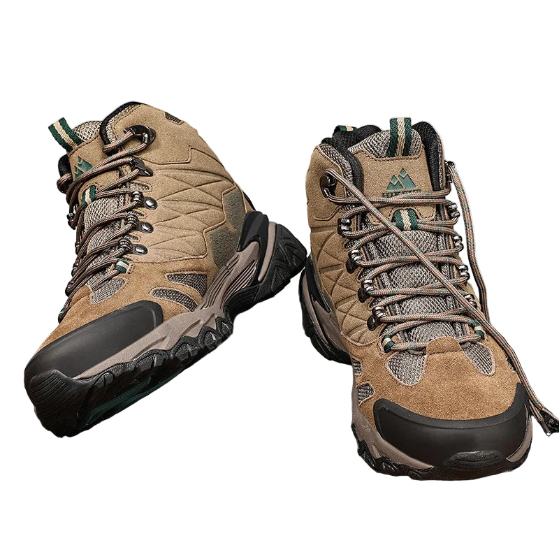 Men’s Leather Hiking Boots Ankle Height for Trekking
