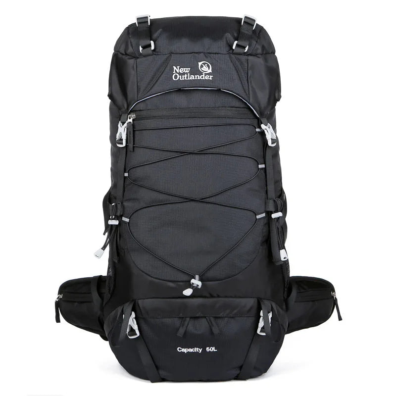 50 L Nylon Hiking Travel Backpack Large Capacity