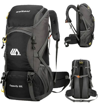 50 L Hiking Travel Backpack Waterproof Large Capacity