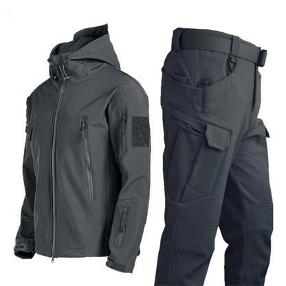 Men’s Tactical Softshell Set – Waterproof Jacket & Pants for Outdoor & Hiking