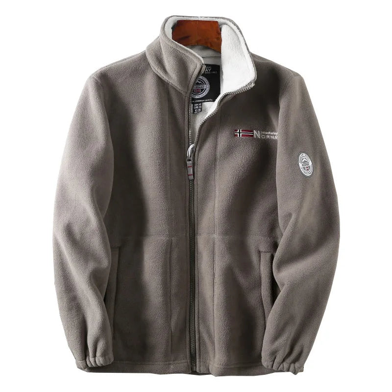 Men’s Thickened Wool Winter Jacket Casual Coat
