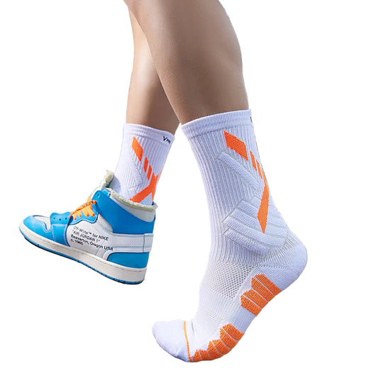 Unisex Mid Calf Hiking Socks Thick Non Slip