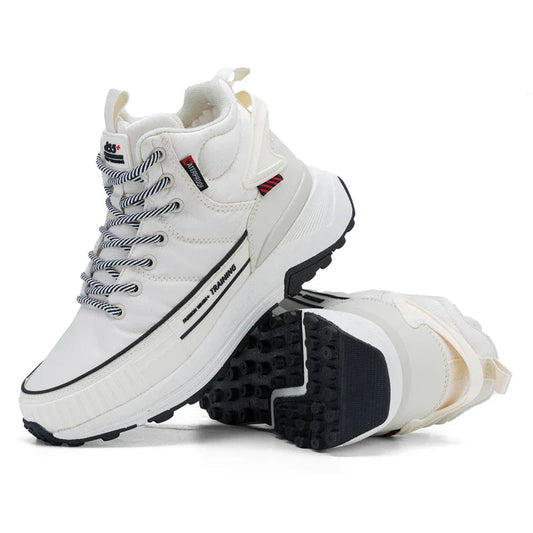 Women’s Winter Leather Snow Boots Waterproof Non Slip Ankle