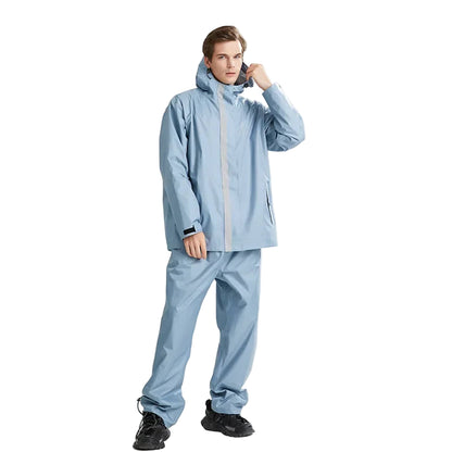 Adult Reflective Rain Suit Waterproof Jacket and Pants