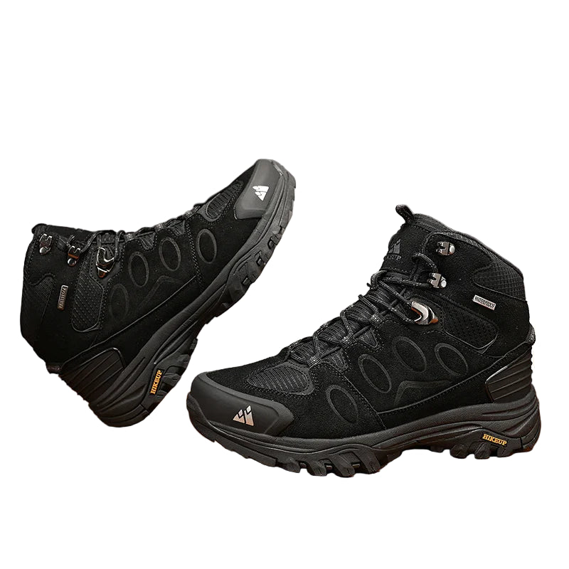 Men’s High Top Suede Hiking Boots Lace Up Non Slip for Winter