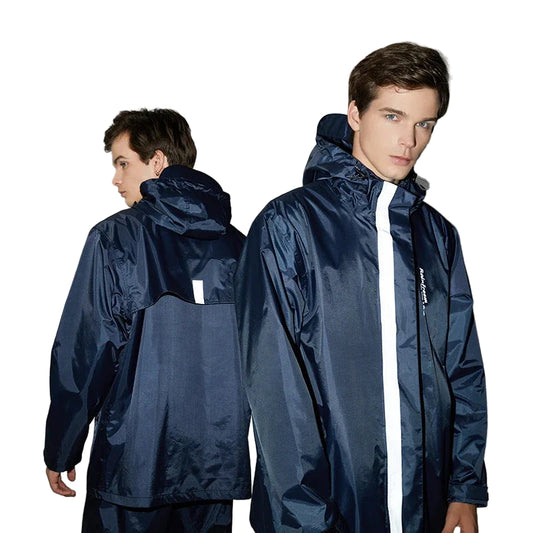 Adult Reflective Rain Suit Waterproof Jacket and Pants