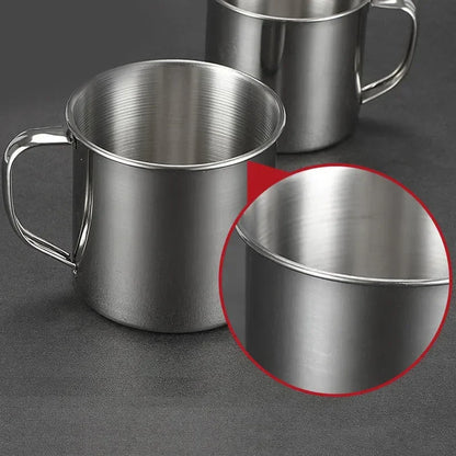Stainless Steel Camping Mug Portable Travel Tumbler