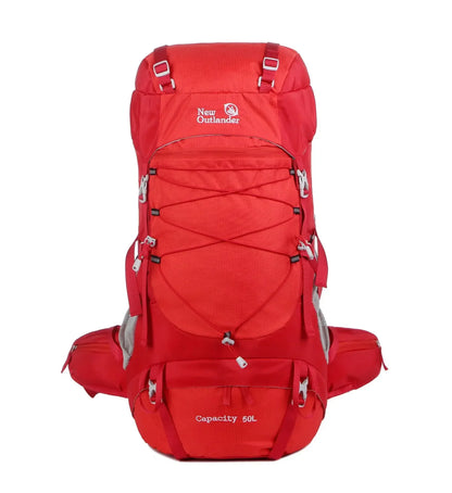 50 L Nylon Hiking Travel Backpack Large Capacity