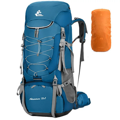 75 L Hiking Backpack with Rain Cover Large Capacity