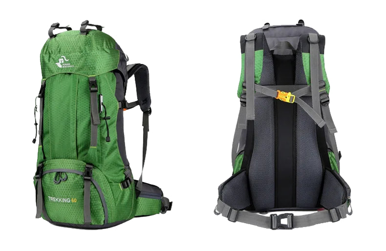 60 L Hiking Backpack Large Capacity for Trekking and Camping