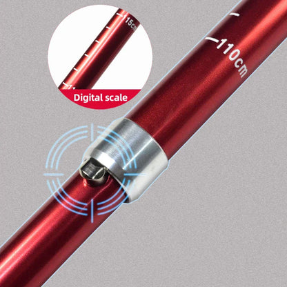 5 Section Telescopic Trekking Pole Folding Portable with Carry Bag