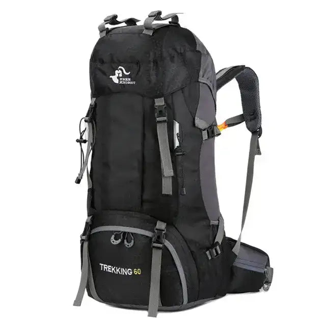 60L Hiking Backpack Large Capacity for Trekking and Camping