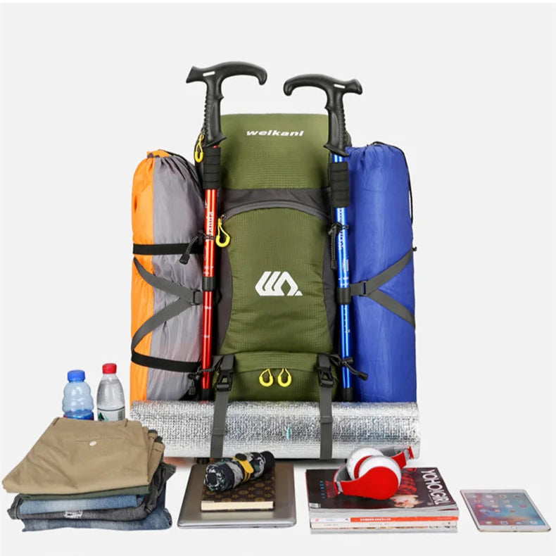 50 L Hiking Travel Backpack Waterproof Large Capacity