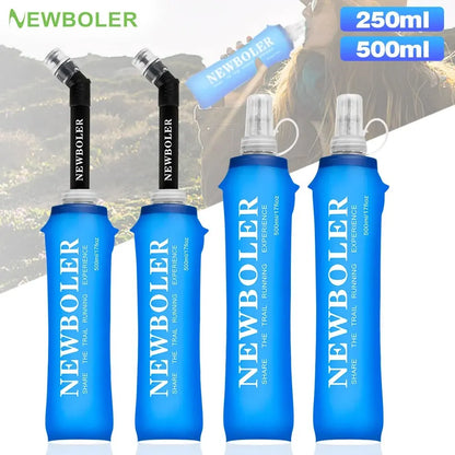 NEWBOLER Soft Flask – 250ml / 500ml Collapsible Water Bottle
