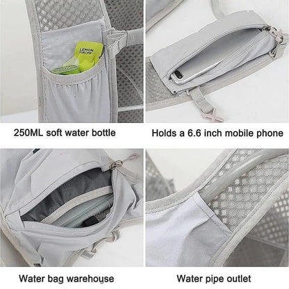 Breathable Hydration Vest Backpack with Water Bag for Hiking